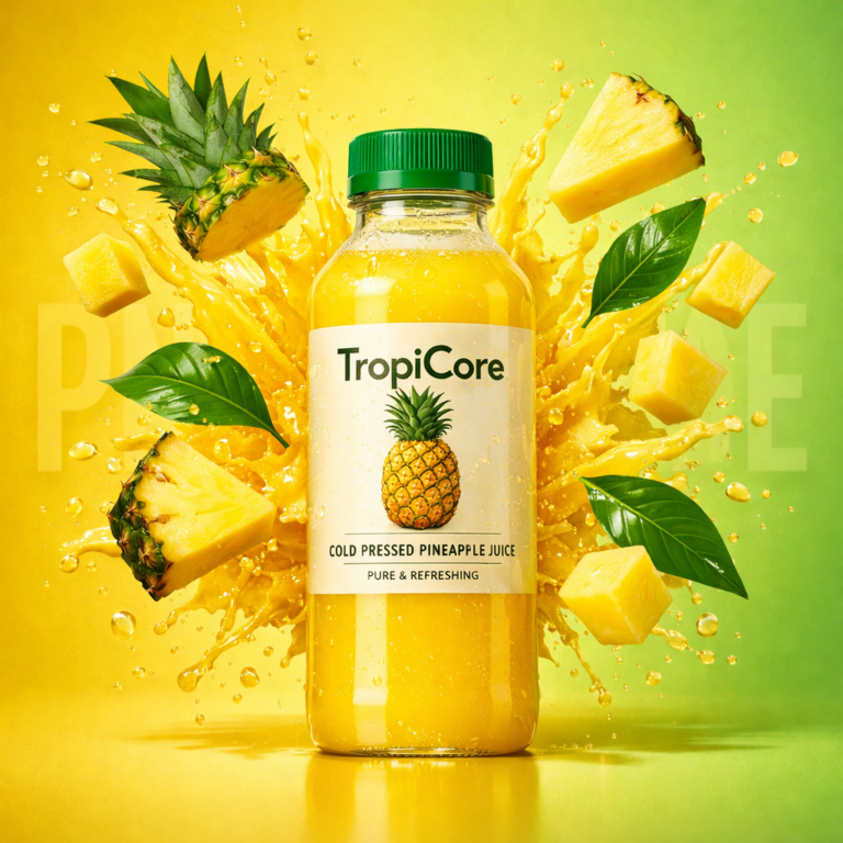 TropiCore pineapple juice splash