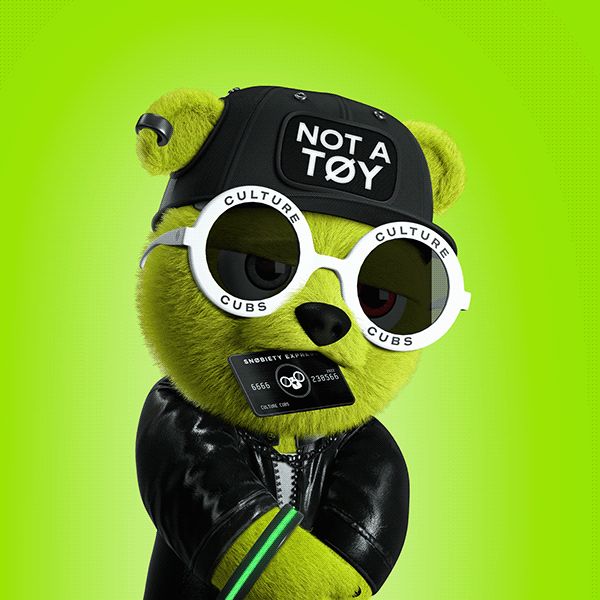 Neon Green Teddy NFT