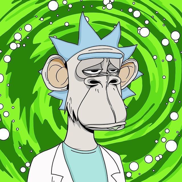 Rick-Inspired Monkey NFT