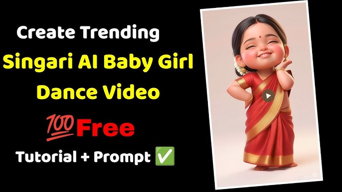 How to Create trending Ai Girl Dance Video | Baby Dance Prompt | Ai Baby Girl dance