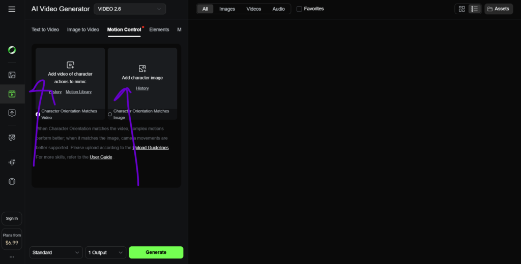 Kling 2.6 Motion Control