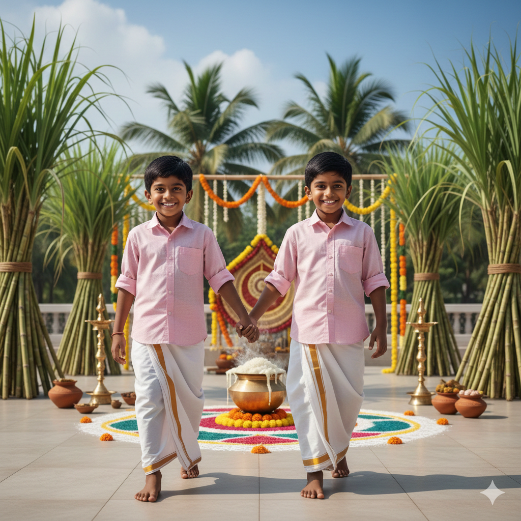 Pongal gemini prompt for baby boy