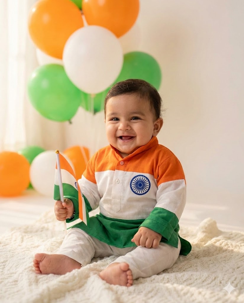 Republic day gemini prompt for baby boy