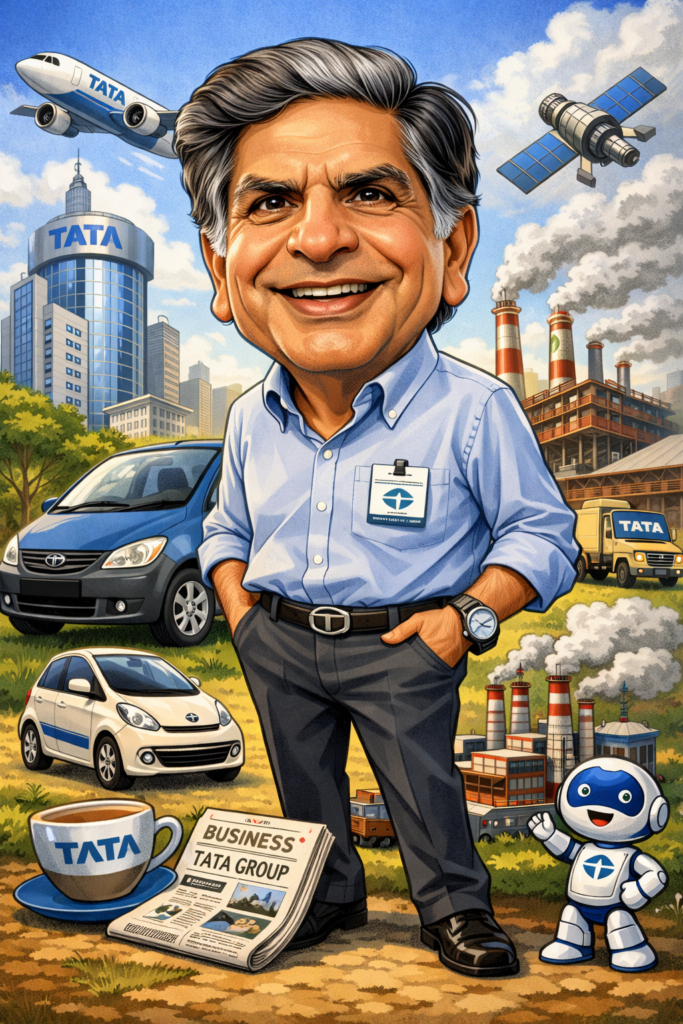 Sample 1: Ratan Tata in caricature trend