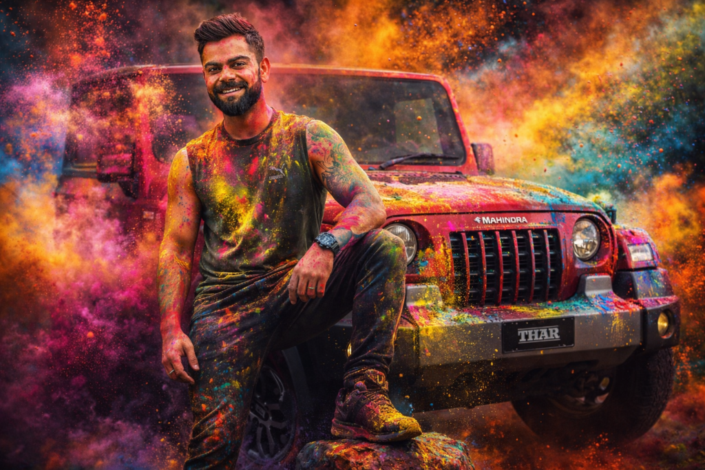 Holi prompt for car