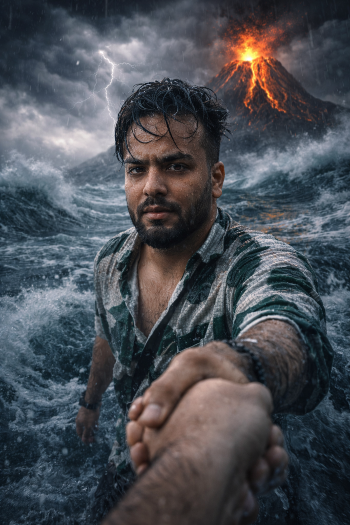 Mahadev holding hand google gemini prompt for boy