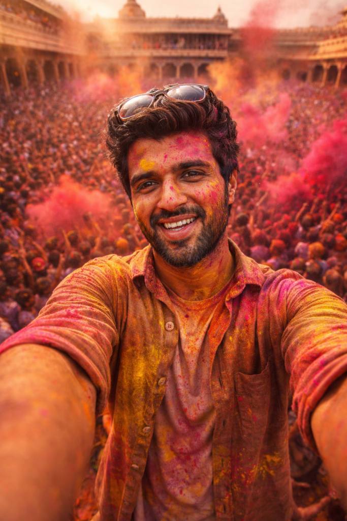 Google gemini holi prompt for boy