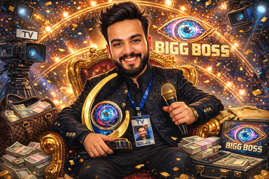 Sample 4: Elvish Yadav big boss win in caricature trend