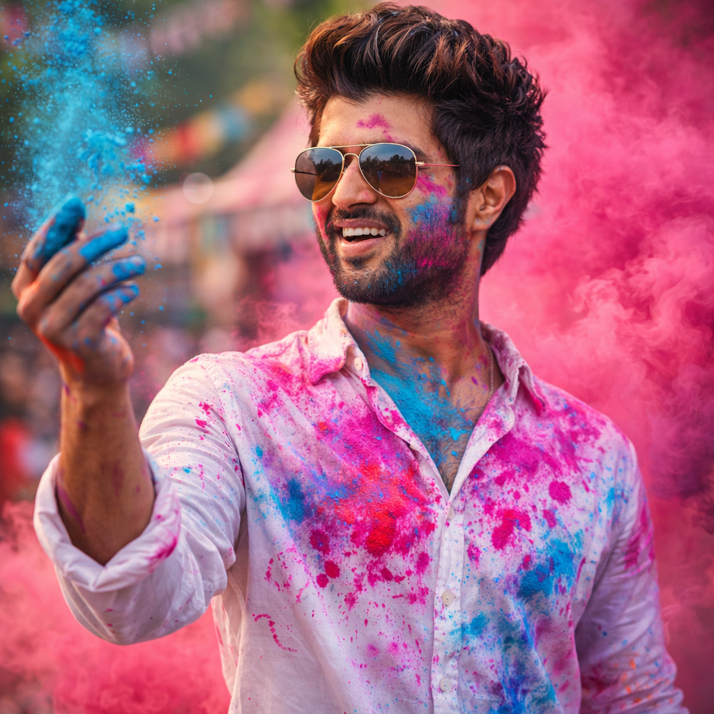 Google gemini holi prompt for boy
