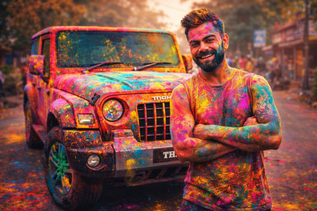 Holi prompt for car