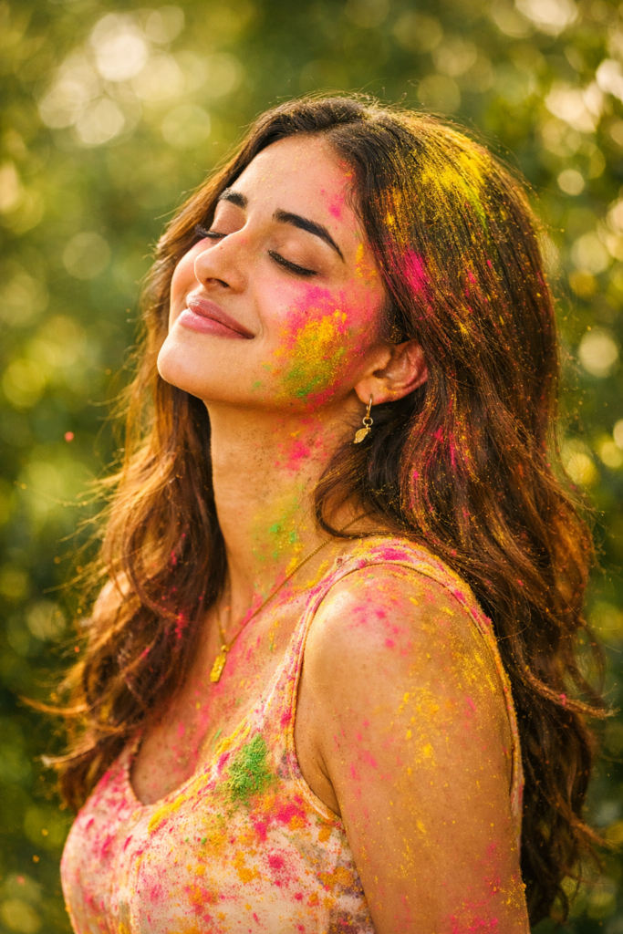 Google gemini holi prompt for girl