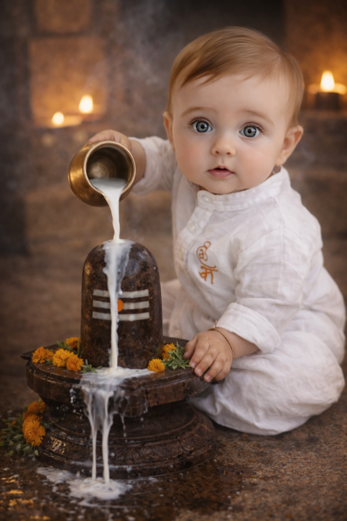 Mahashivratri google gemini prompt for baby boy