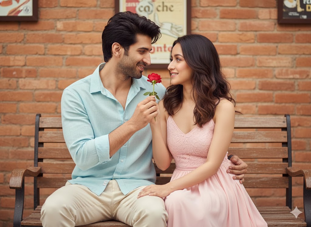 Rose day couple gemini prompt