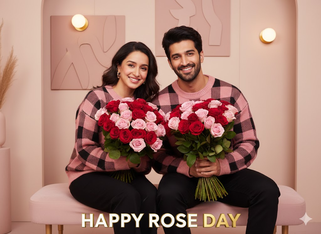 Rose day couple gemini prompt