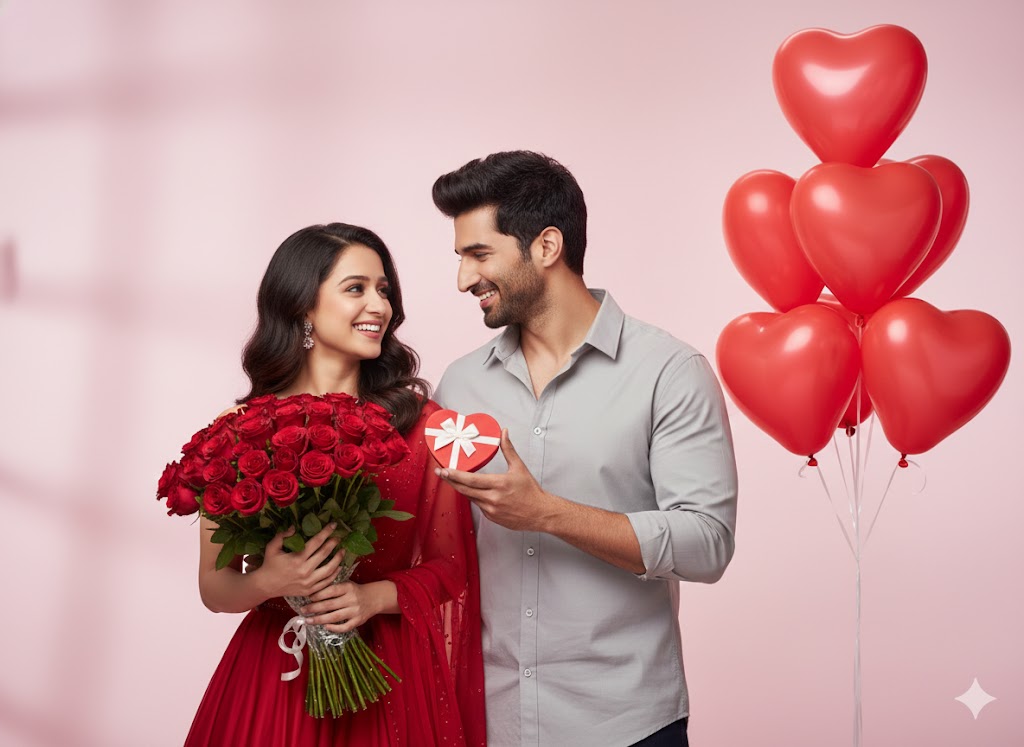 Rose day couple gemini prompt