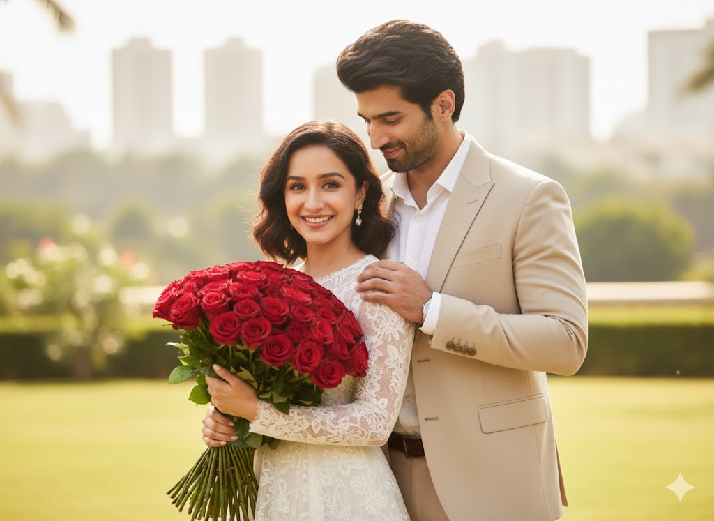 Rose day couple gemini prompt