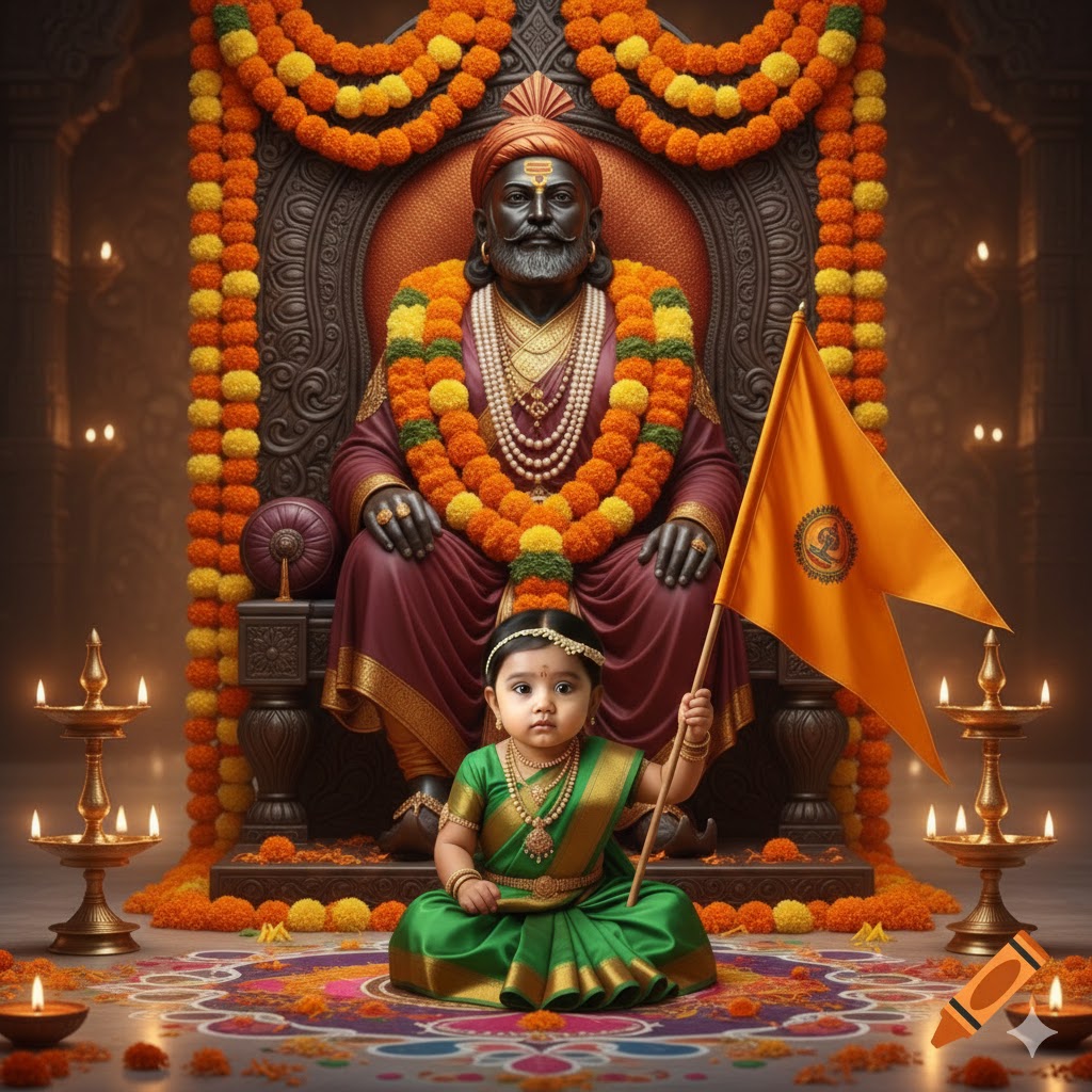 Shivaji maharaj jayanti google gemini prompt for baby girl