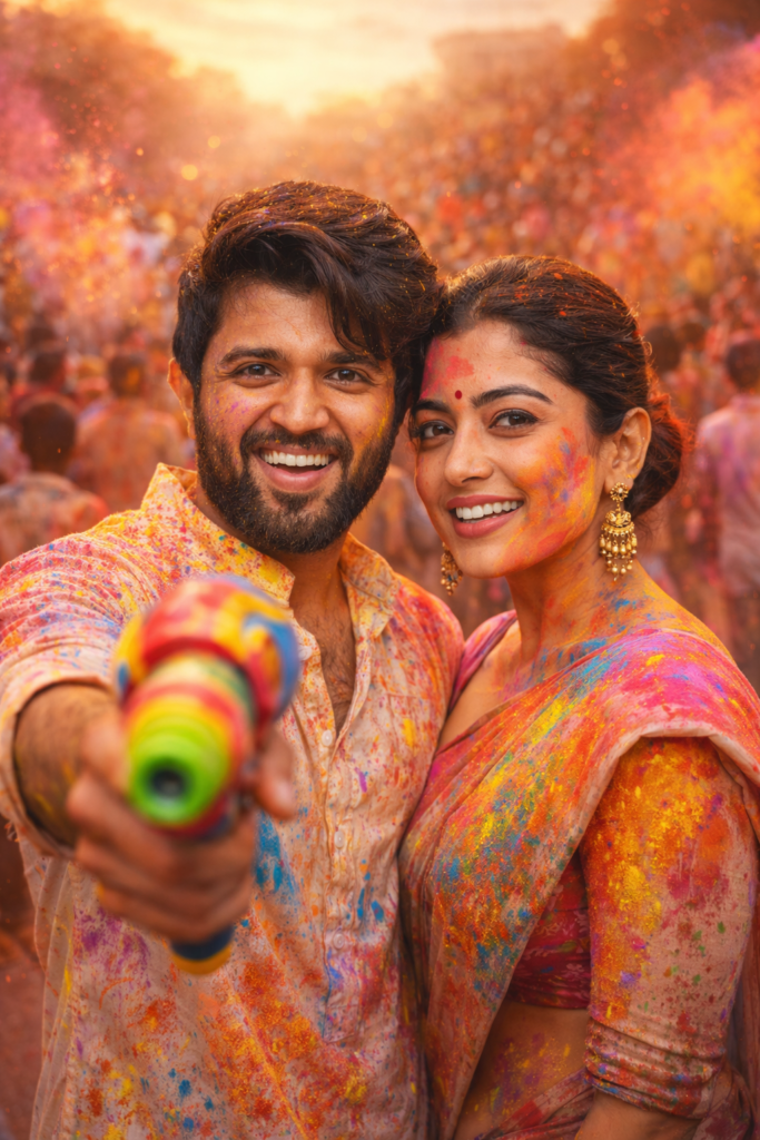 Gemini holi prompt couple