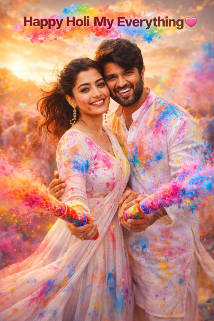 Gemini holi prompt couple