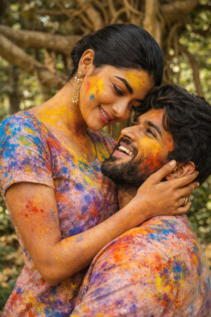 Gemini holi prompt couple
