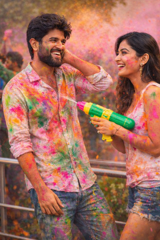 Gemini holi prompt couple