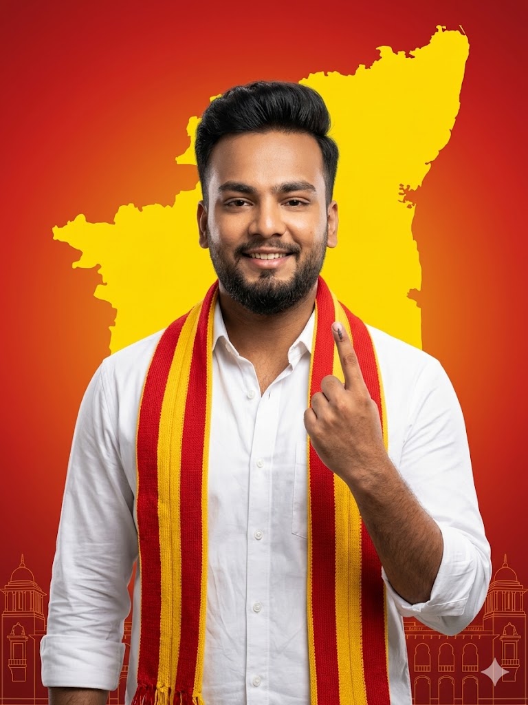 Vote TVK AI Photo Prompt for boys