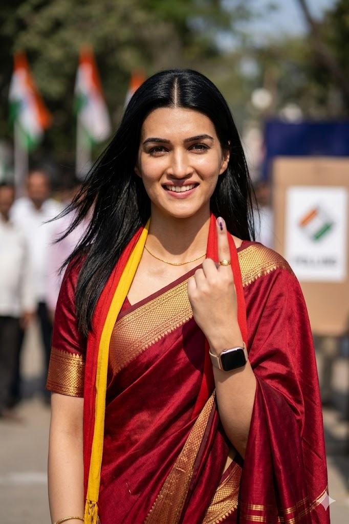 Vote TVK AI Photo Prompt for girls