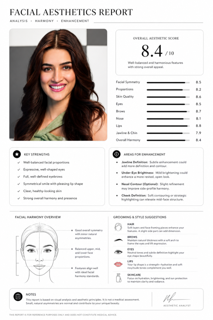 Chatgpt facial beauty report prompt girls