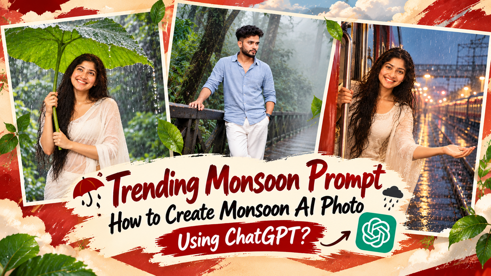 Trending monsoon prompt: How to create Monsoon AI photo using chatgpt? 