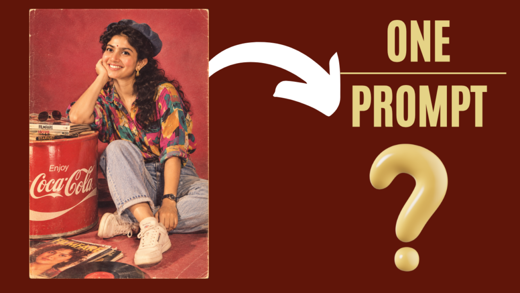80s look prompt for women