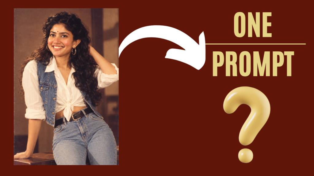 80s look prompt for women