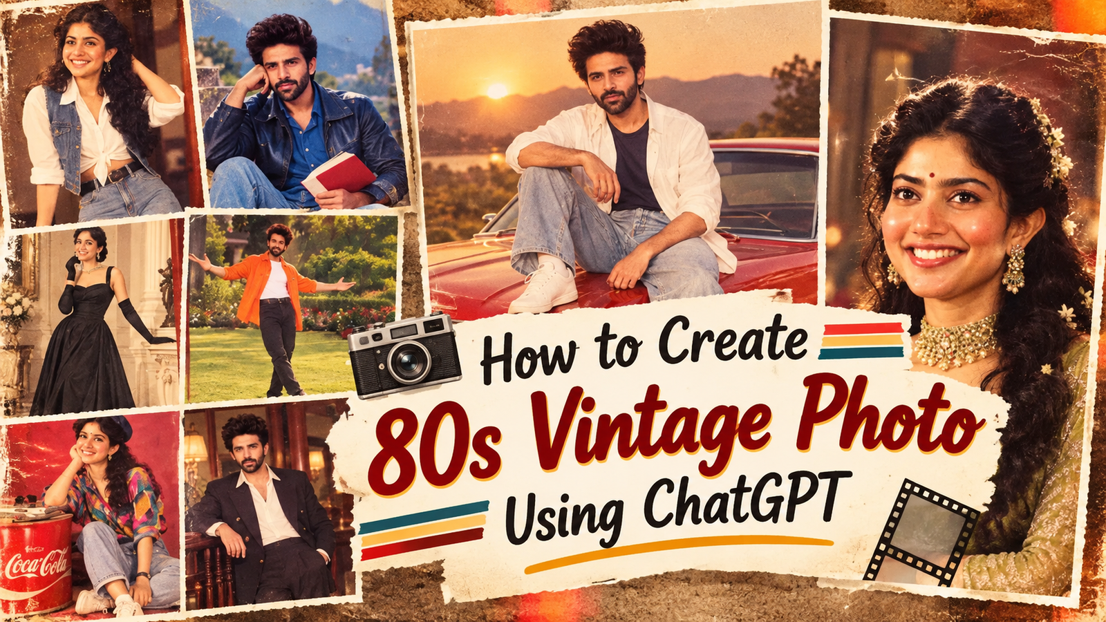 Ai prompt for 80s vintage photo How to create 80s vintage photo using chatgpt