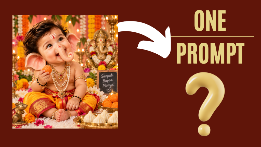 Ganesh Chaturthi Prompt For Baby Boy