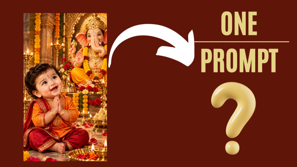 Ganesh Chaturthi Prompt For Baby Boy