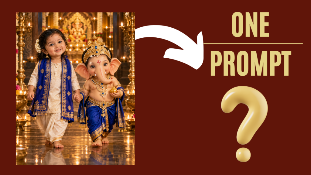 Ganesh Chaturthi Prompt For Baby Girls