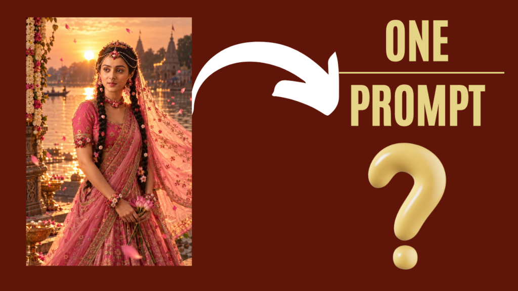 Radha Rani portrait Gemini Prompt