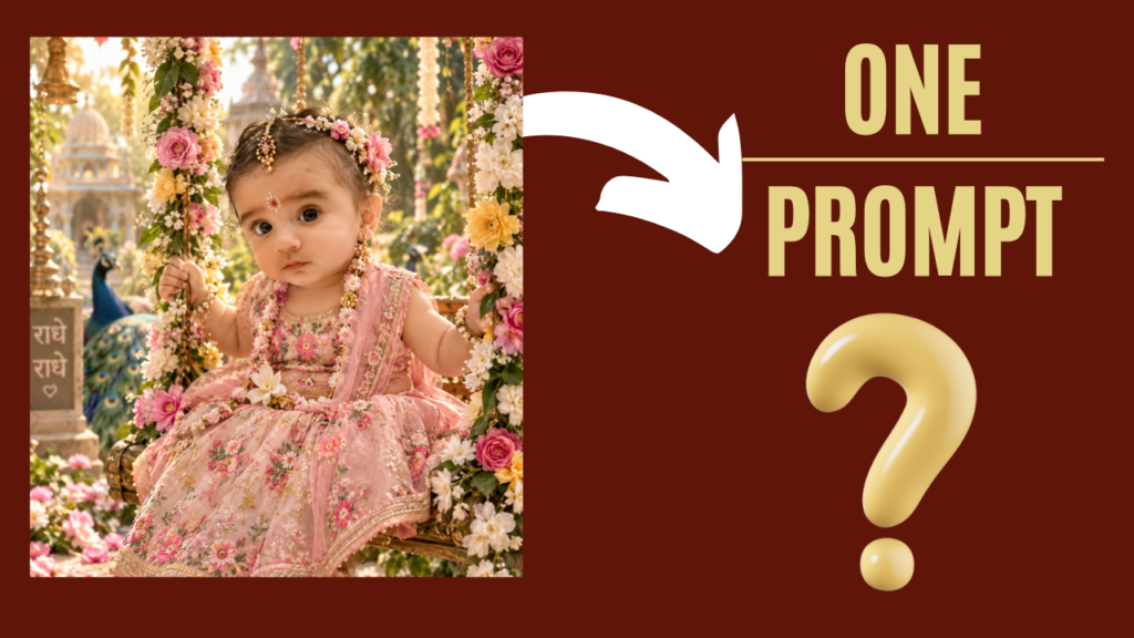 Radha Rani AI Prompt for baby girls