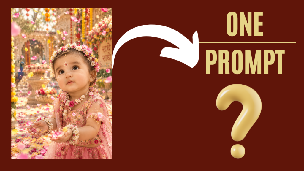 Radha Ashtami AI Photo Prompt for Baby Girls