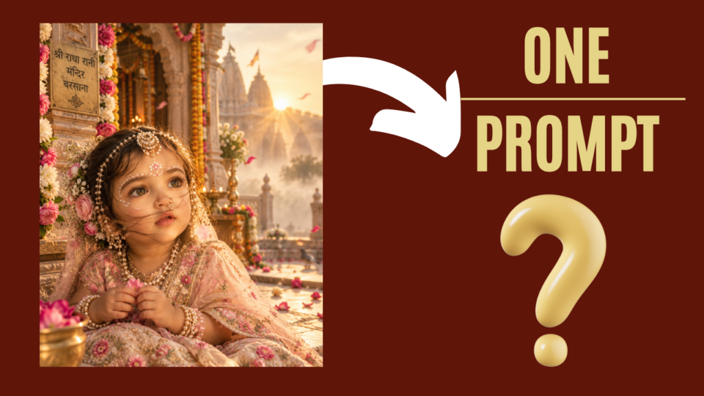 Radha Rani AI Prompt for baby girls
