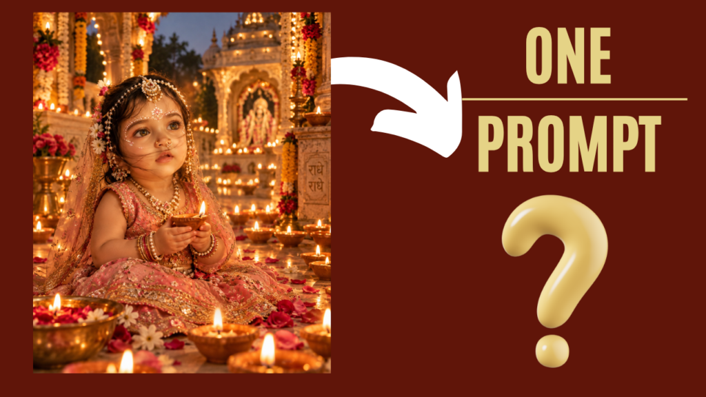 Radha Rani AI Prompt for baby girls