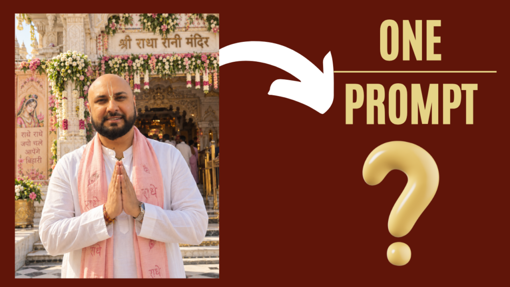 Radha Ashtami AI Photo Prompt for Boys