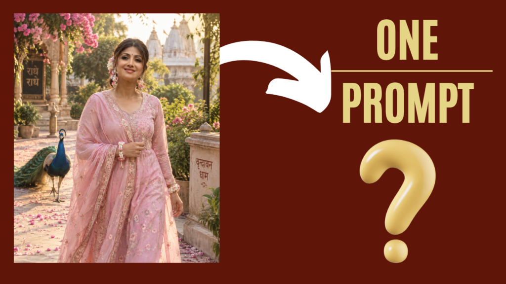 Radha Ashtami AI Photo Prompt for girls