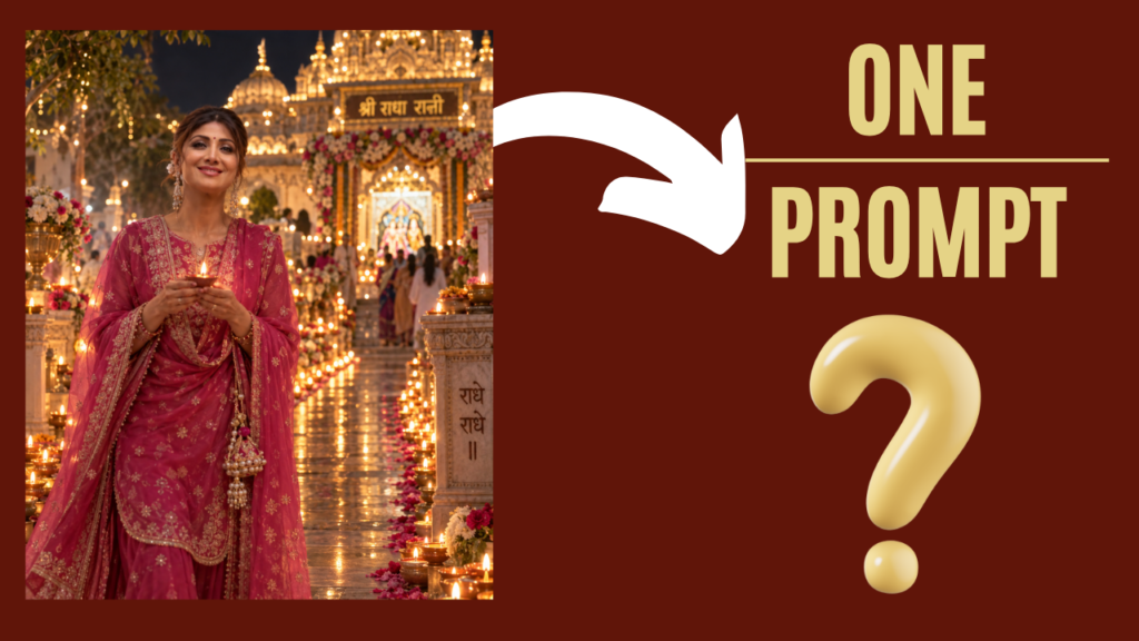 Radha Ashtami AI Photo Prompt for girls