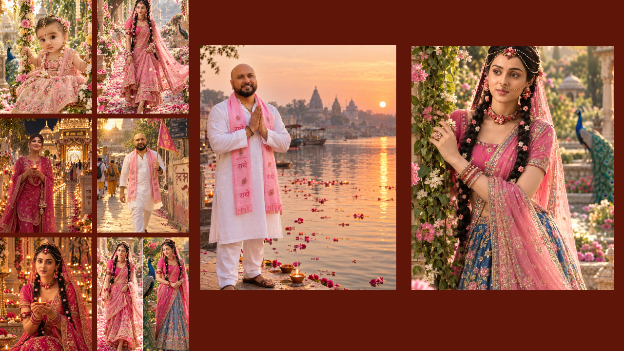Radha Ashtami AI Photo Prompt