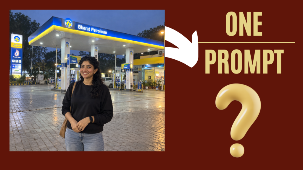 Viral Petrol Pump Ai Photo for girls