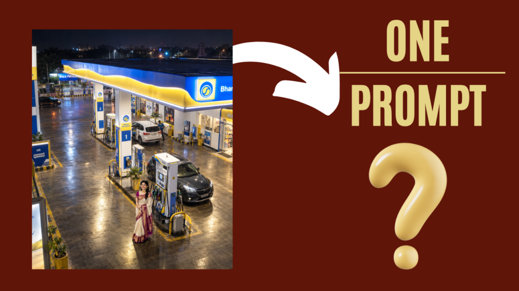Viral Petrol Pump Ai Photo for girls