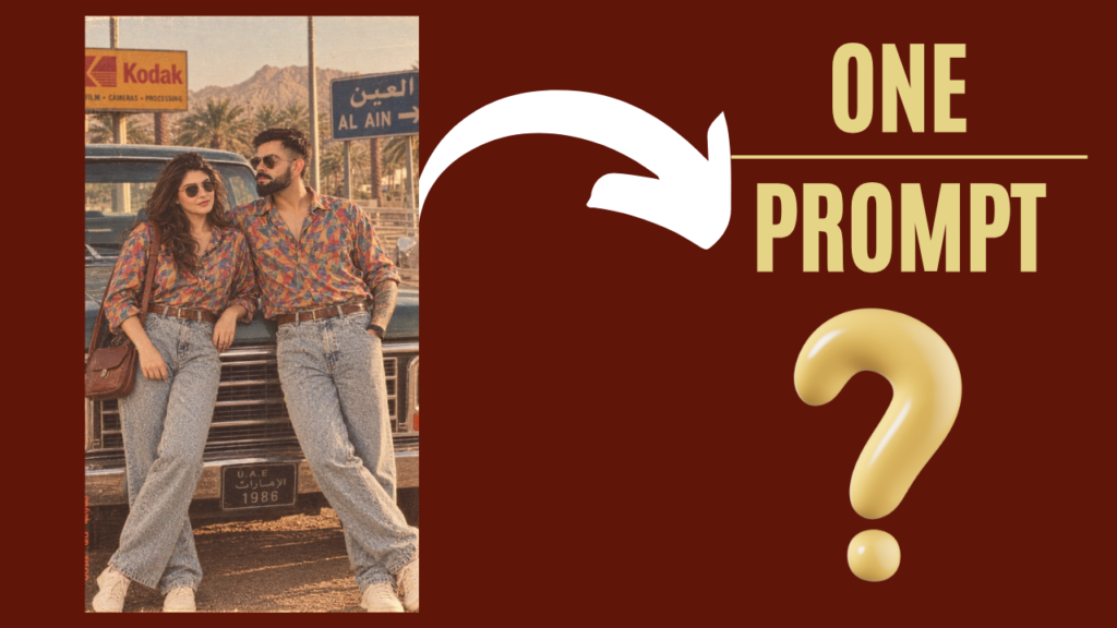 viral 80s photo prompt for couple