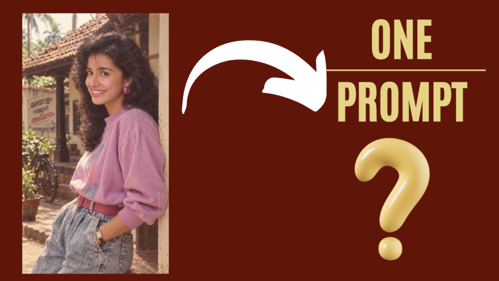 viral 80s photo prompt for girls