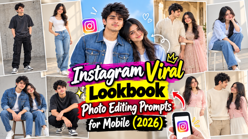 Instagram Viral Lookbook Photo Editing Prompts for Mobile (2026)