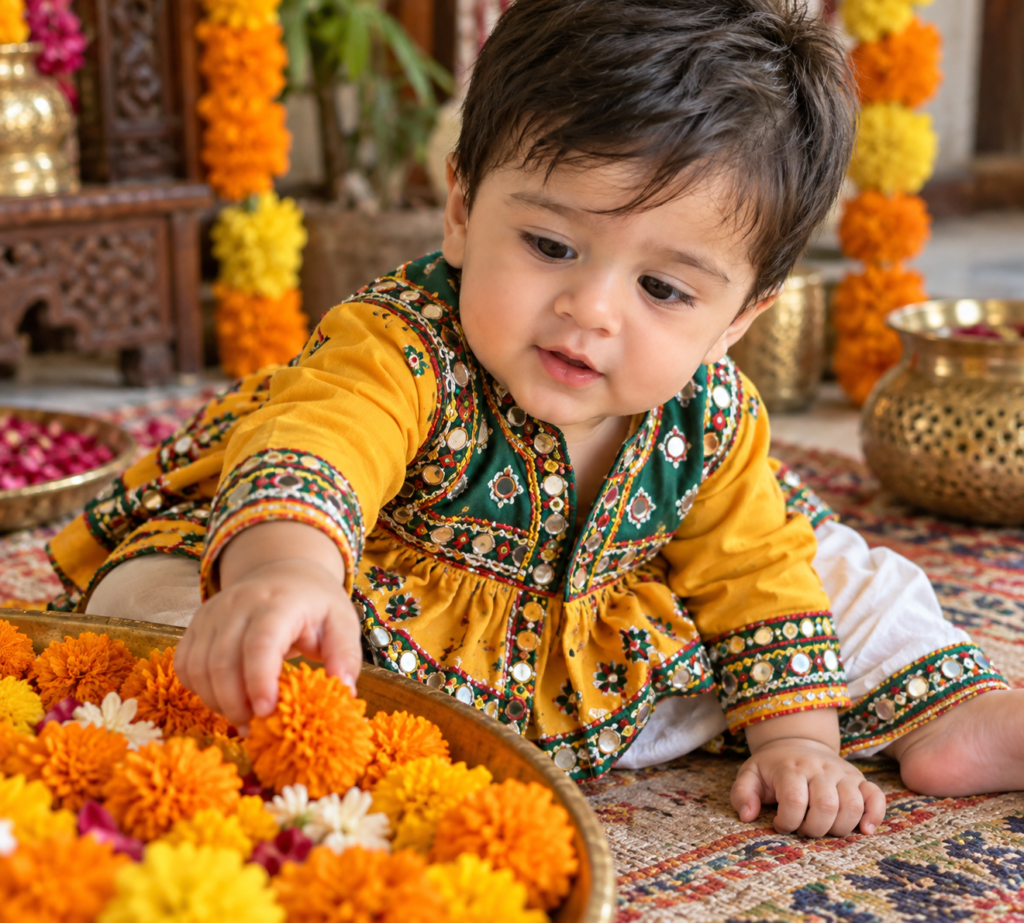 Baby Boy Navratri AI Photo Prompts